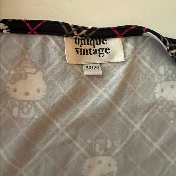 Hello Kitty X Unique Vintage Hello Gorgeous Christmas Character Dress NWT 3X - Picture 13 of 16
